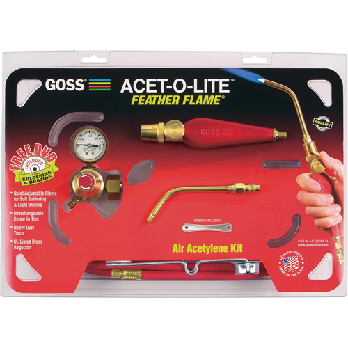 Air-Acetylene Feather Flame&reg; Torch Kits - Goss KA-2H