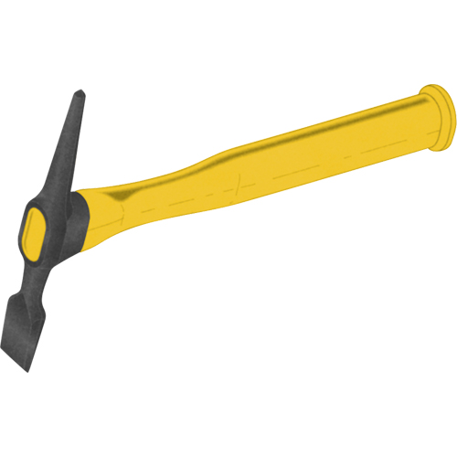 Plastic Handle Chipping Hammers, 11-7/8", 16  oz Head, Steel - Lenco 09210
