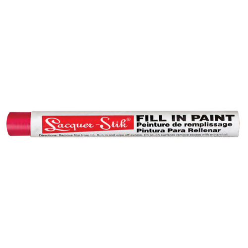 Lacquer-Stik&reg; Paint Marker, Solid Stick, Red - Markal 051122