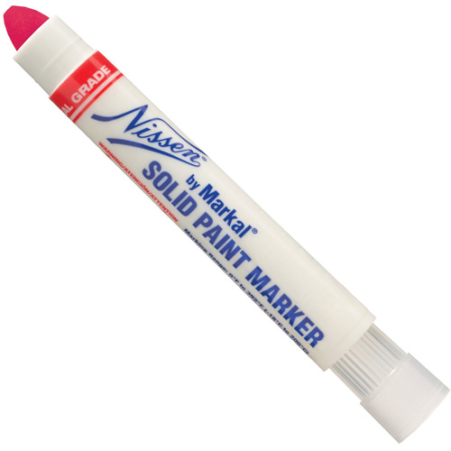 Nissen&reg; Paint Marker, Solid Stick, Red - Markal 028772