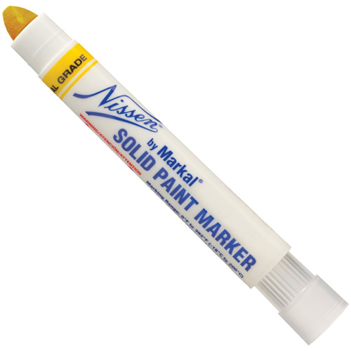 Nissen&reg; Paint Marker, Solid Stick, Yellow - Markal 028771