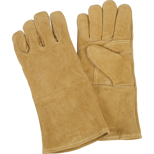 Premium Comfoflex Welding Gloves, Split Cowhide, Size Large - Weld-Mate 
