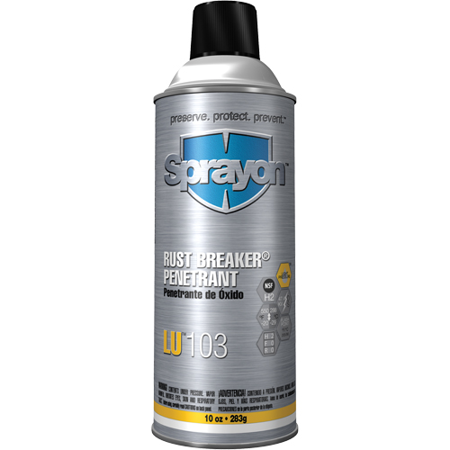 P&eacute;n&eacute;trant Rust Breaker LU103, Canette a&eacute;rosol, 16 oz - Sprayon SC0103000