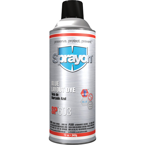 Fluide de marquage bleu SP603, Bleu, Canette - Sprayon SC0603000