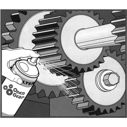 OPEN GEAR Lubricant, Aerosol Can - Walter Surface Technologies 53E102