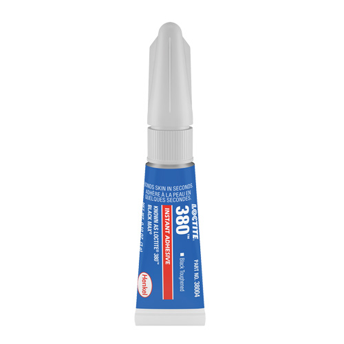 Black Max 380 Toughened Adhesive, Black, Tube, 3 g - Loctite 232834