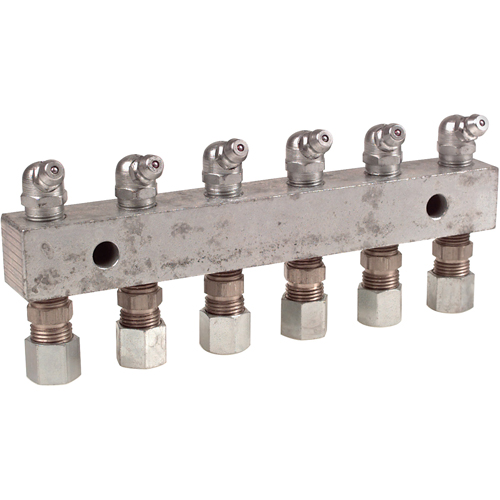 5-3/4" Long Header Block, 1/8" Thread - Alemite 6136