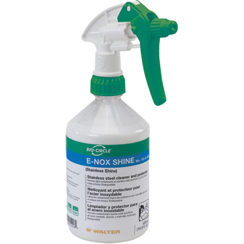 E-Nox Shine Stainless Steel Cleaner & Protector, 500 ml, Trigger Bottle - Walter Surface Technologies 53G403