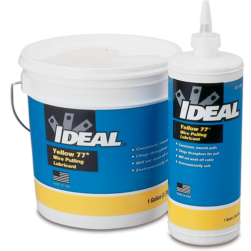 Lubrifiants pour tireur de c&acirc;ble Yellow 77, Seau - Ideal 31-351