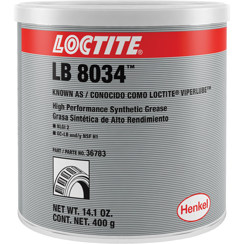 Graisse synth&eacute;tique haute performance ViperLube, 514 g, Canette - Loctite 457458