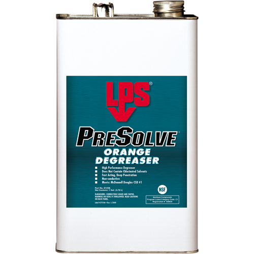 D&eacute;graissant orange PreSolve, Gallon - LPS C01428