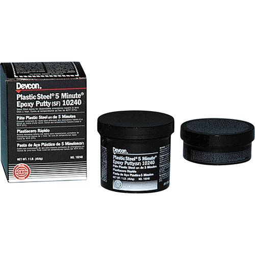 Mastic Plastic Steel 5 Minute, 1 lb, R&eacute;cipient - Devcon 10240