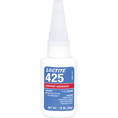Assure 425 Surface Curing Threadlocker, Blue, Medium, 20 g, Bottle - Loctite 135461