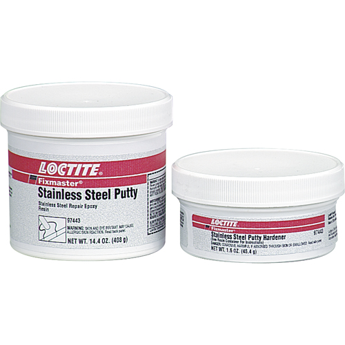 Mastic pour acier inoxydable Fixmaster, 680 g, Trousse, Gris - Loctite 235613