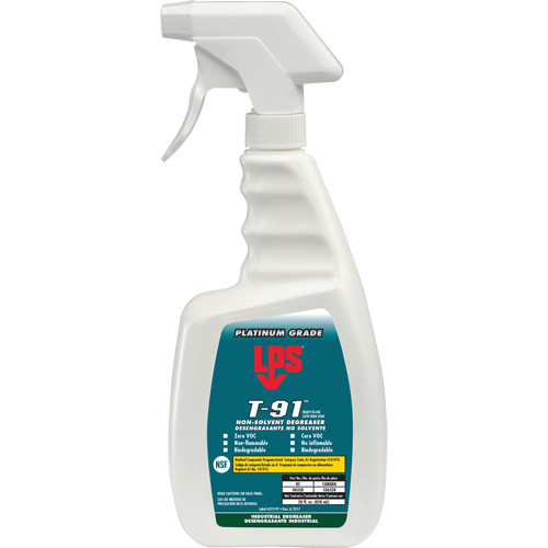 T-91 Non-Solvent Degreaser, Trigger Bottle - LPS 6328