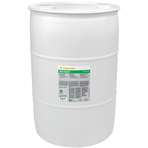 Bio-Rust Non-Corrosive Rust Remover, Drum - Walter Surface Technologies 53G248