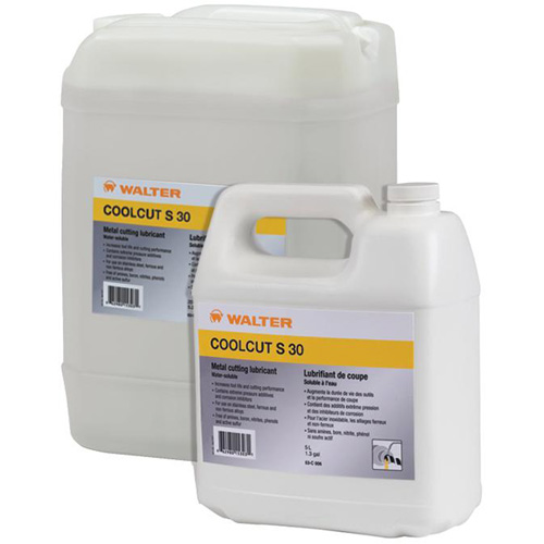 Lubrifiant de coupe hydrosoluble COOLCUT S-30, 208 L - Walter Technologies Pour Surface 53C008