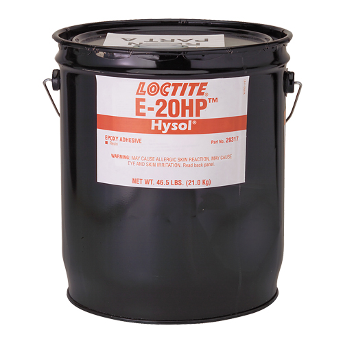 E-20P Fast Setting Structural Adhesives , 5 gal., Pail, Two-Part, White - Loctite 233981