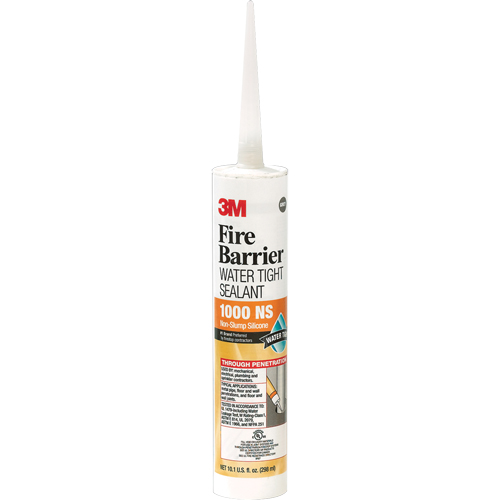 Scellant ignifuge, 0,3 L, Cartouche, Gris - 3M 1000NS-10.1OZ
