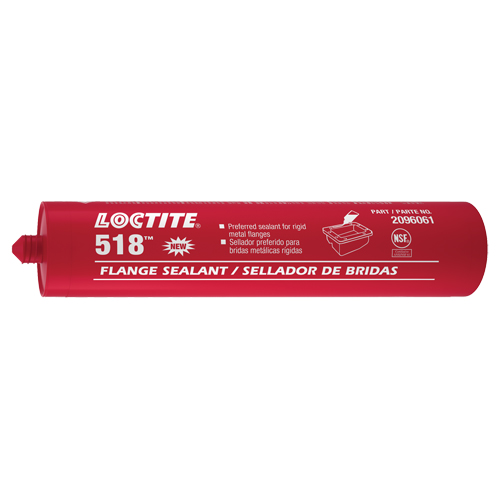 518 Flange Sealant, Cartridge, Red - Loctite 2096061