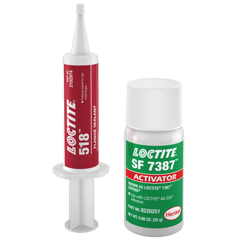 518 Flange Sealant, Syringe, Red - Loctite 2102974