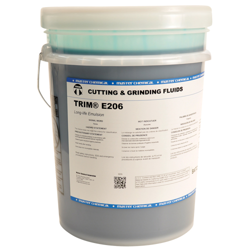 &eacute;mulsion de refroidissement longue dur&eacute;e E206 TRIM, Seau - Master Fluid Solutions E206-5G