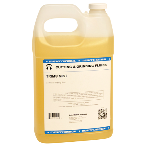 Fluide de refroidissement synth&eacute;tique MIST TRIM, Cruche - Master Fluid Solutions MIST-4G