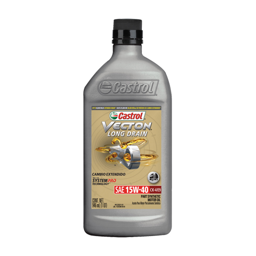 Huile pour moteur 15W40 CK-4 VECTON, 946 ml, Bouteille - Castrol 15AEA9