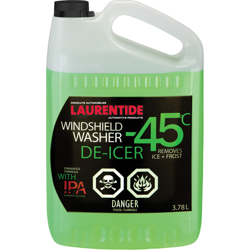 Laurentide Windshield Washer & De-Icer, Jug, 3.78 L - Recochem 15-208LAUX52