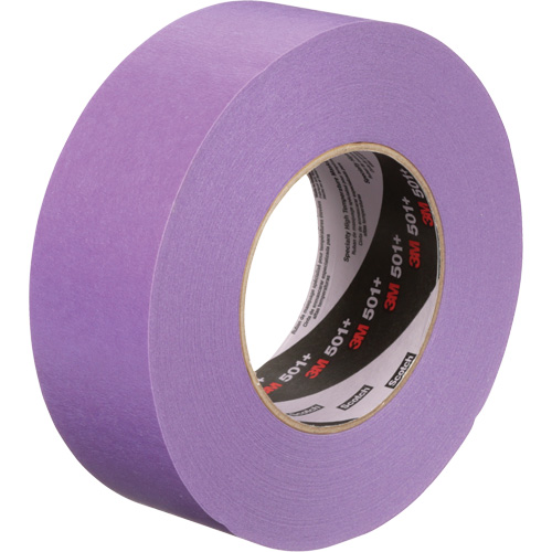 501+ Specialty High-Temperature Masking Tape, 100 mm (4") x 55 m (180'), Purple - 3M 501+-100X55-PU