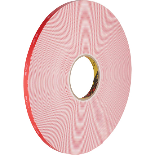 Ruban VHB, 32,9 m (108') lo x 18 mm (3/4") la, 62 mils, Acrylique - 3M LSE160WF-3/4X36