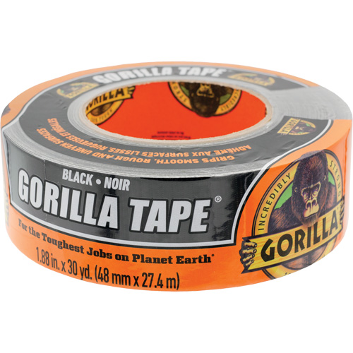 Duct Tape, 17 mils, Black, 48 mm (2") x 27.43 m (90') - Gorilla 105629