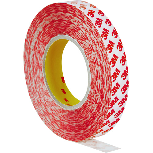 Ruban adh&eacute;sif double face, Polyester, 25 mm (0,98") la x 50 m (164') lo, 8 mils &eacute;pais - 3M GPT020F_1 X 55