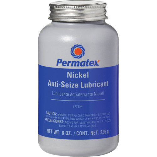 Lubrifiant antigrippant au nickel, Canette &agrave; dessus brosse, 2400°F (1316°C) temp. max. - Permatex 77226