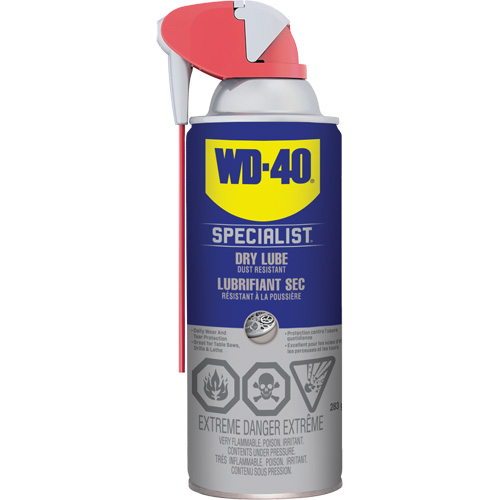Vaporisateur lubrifiant solide r&eacute;sistant &agrave; la salet&eacute; et la poussi&egrave;re Specialist, Canette a&eacute;rosol - WD-40 Specialist 01284