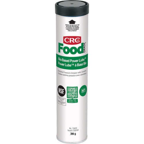 Graisse &agrave; pression extr&ecirc;me Power Lube biosourc&eacute; FoodGrade avec c&eacute;ramique, Cartouche - CRC Canada 73620
