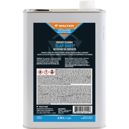 SLAP SHOT Contact Cleaner, Jug - Walter Surface Technologies 53C614