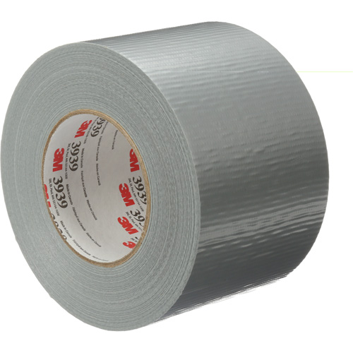 3939 Duct Tape, 9 mils, Silver, 96 mm (3-3/4") x 55 m (180') - 3M 3939-4X60