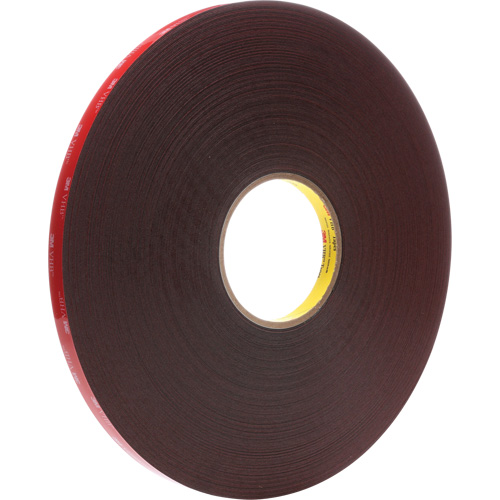 Ruban VHB, 66 m (216') lo x 12 mm (1/2") la, 25 mils, Acrylique - 3M 5925-1/2X72