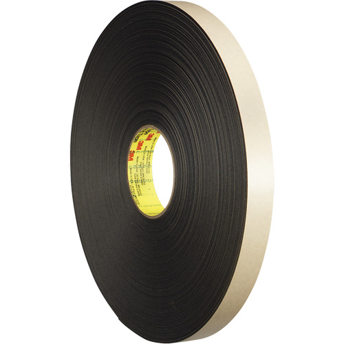 Ruban double face en mousse, 66 m (216') lo x 18 mm (3/4") la, 31 mils, Poly&eacute;thyl&egrave;ne - 3M 4492B-3/4X72