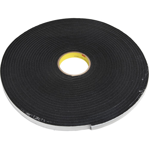 Ruban double face en mousse, 33 m (108') lo x 12,7 mm (1/2") la, 62 mils, Poly&eacute;thyl&egrave;ne - 3M 4496W-1/2X36