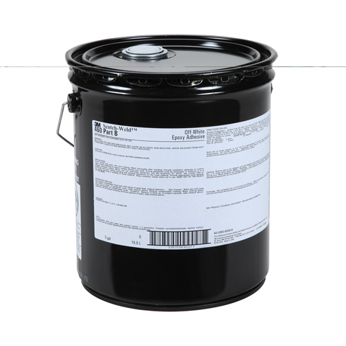 Adh&eacute;sif Scotch-Weld, 5 gal., Seau, Deux composants, Blanc cass&eacute; - 3M DP460-B-5GAL-WHT