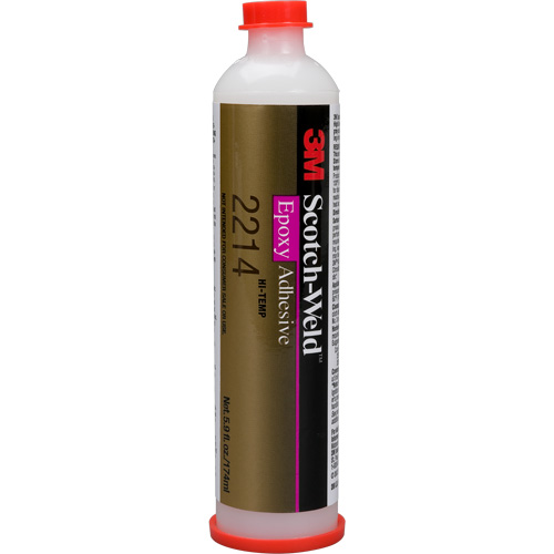 Adh&eacute;sif Scotch-Weld, 6 oz liq., Cartouche, Un composant, Gris - 3M 2214HT-CART