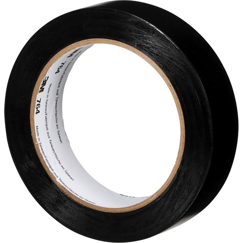 Ruban en vinyle pour travaux g&eacute;n&eacute;raux 764, 25,4 mm (1") la x 32,9 m (108') lo, 5 mils, Noir - 3M 764-1X36-BLK