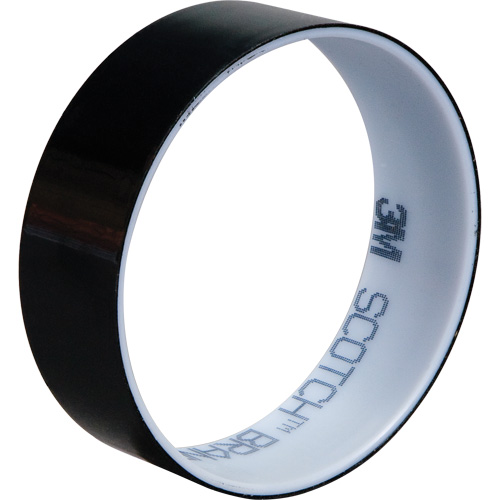 Polyester Film Tape, Polyester, 19 mm (3/4") W x 66 m (216') L, 1.9 mils Thick - 3M 850-3/4X72-BLK