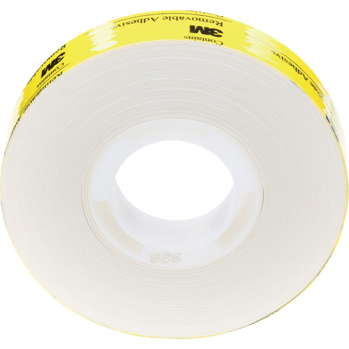 Ruban en tissu ATG repositionnable Scotch 928, 12,7 mm (1/2") x 16,5 m (54'), Transparent - 3M 928-1/2X18