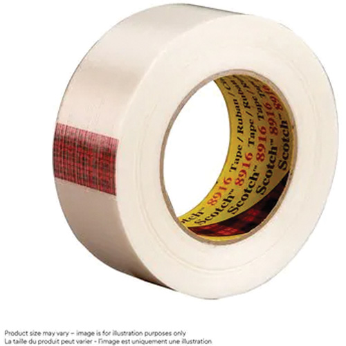 Ruban renforc&eacute; de filaments Scotch, &eacute;paisseur 6,8 mils, 48 mm (2") x 55 m (180')  - 3M 8916-48X55