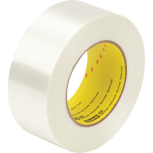 Ruban renforc&eacute; de filaments Scotch, &eacute;paisseur 6 mils, 24 mm (1") x 55 m (180')  - 3M 893-24X55