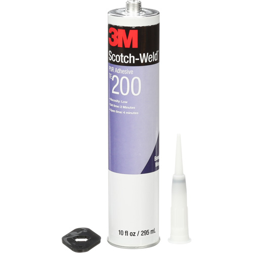 Adh&eacute;sif PUR Scotch-Weld, 10 oz, Cartouche, Blanc cass&eacute; - 3M TE200-CART