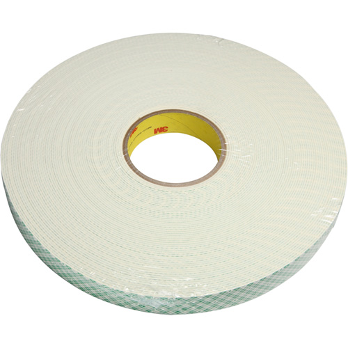 Ruban en mousse, 33 m (108') lo x 25,4 mm (1") la, 1,5 mil, Ur&eacute;thane - 3M 4116-1X36